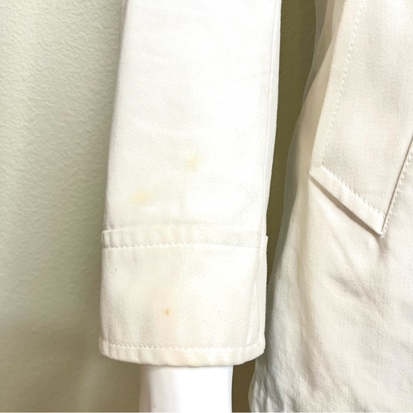 BANANA REPUBLIC cream-colored trench coat - Picture 9 of 13